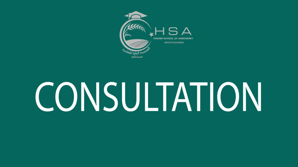 Avis de consultation